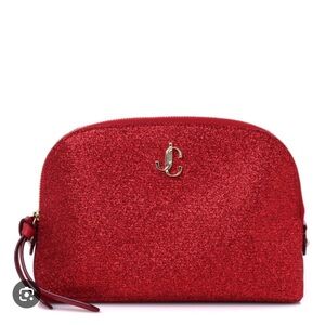 Jimmy Choo Glitter Cosmetic Bag